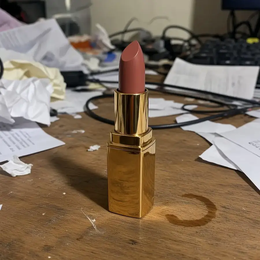 Lipstick before